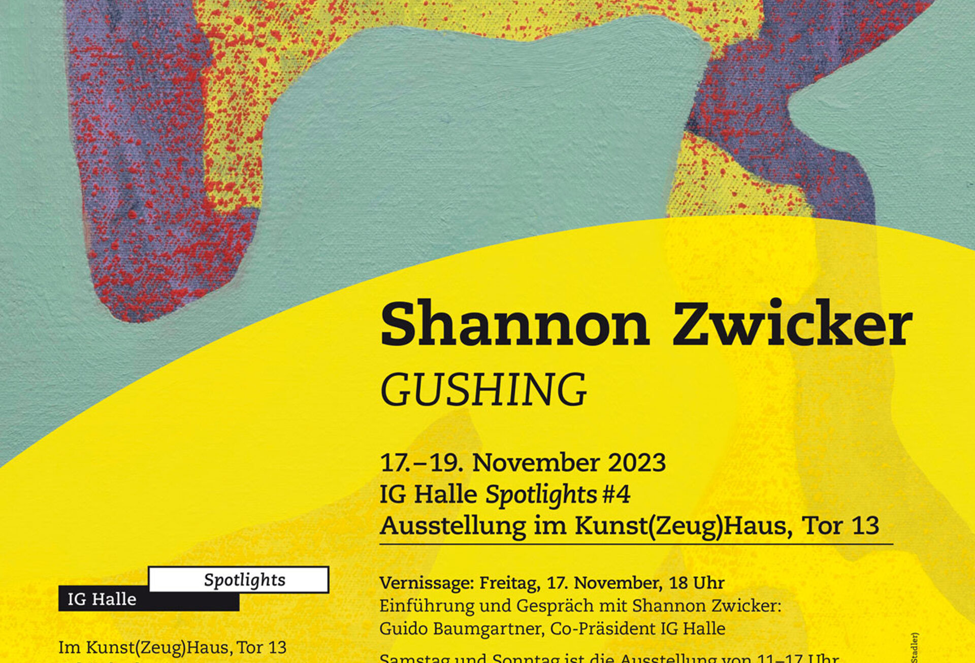 Plakat Shannon Zwicker