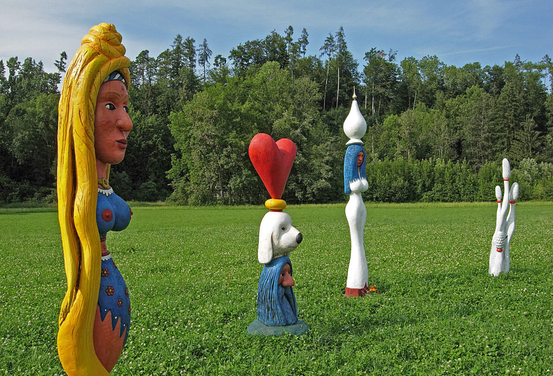 Erwin Schatzmann, Holzskulpturen