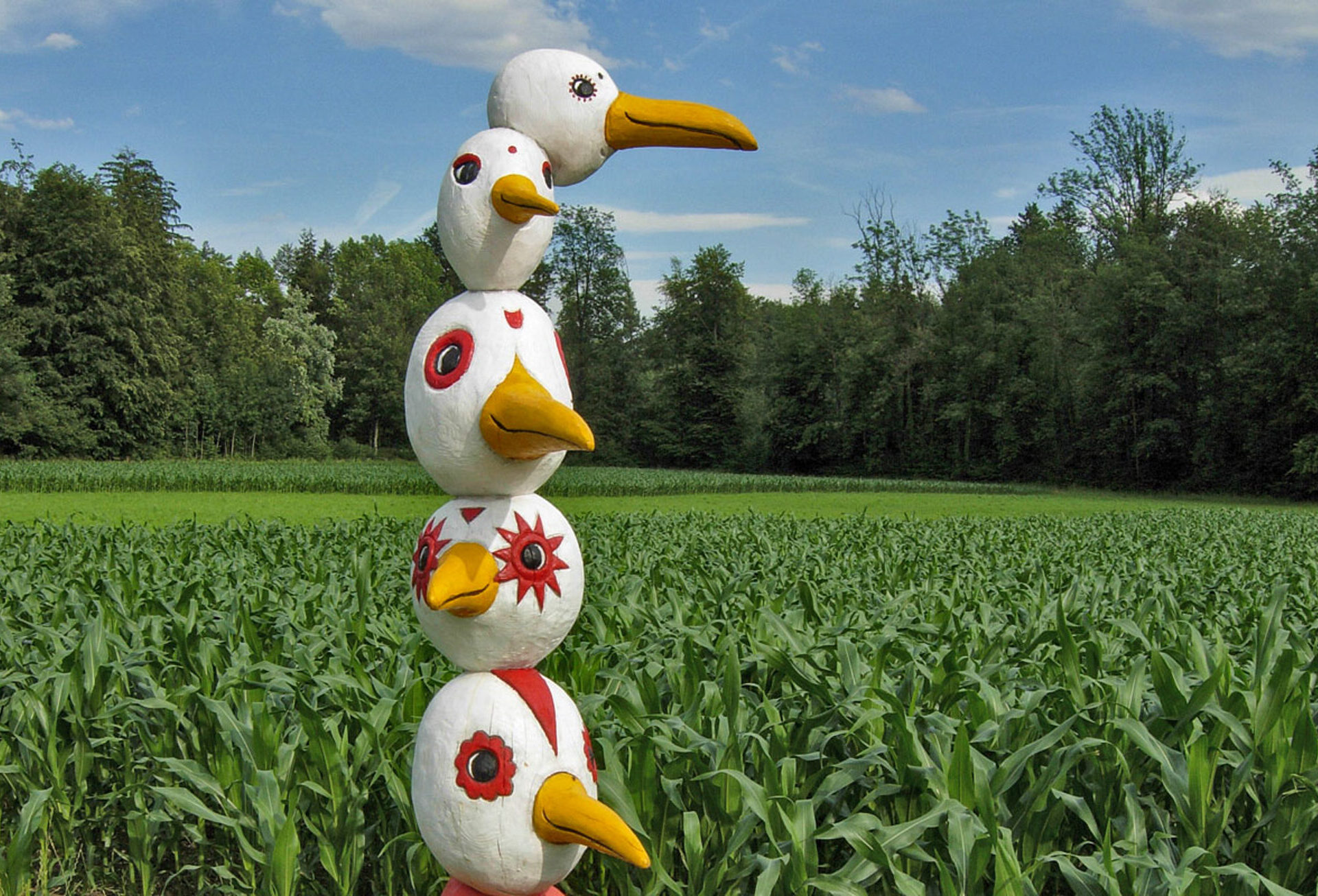 Erwin Schatzmann, Holzskulpturen