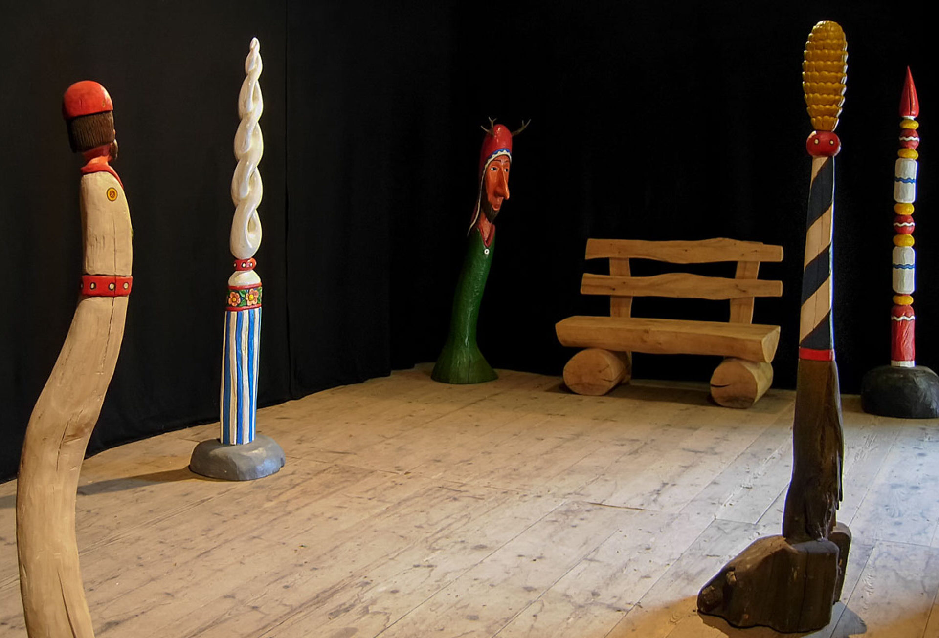 Erwin Schatzmann, Holzskulpturen