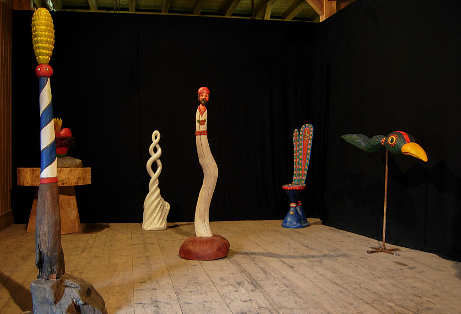 Erwin Schatzmann, Holzskulpturen