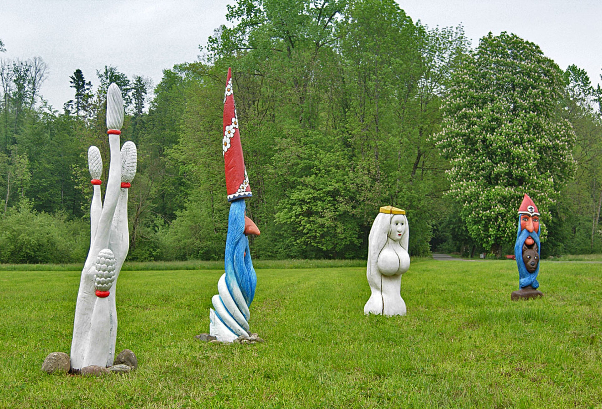 Erwin Schatzmann, Holzskulpturen