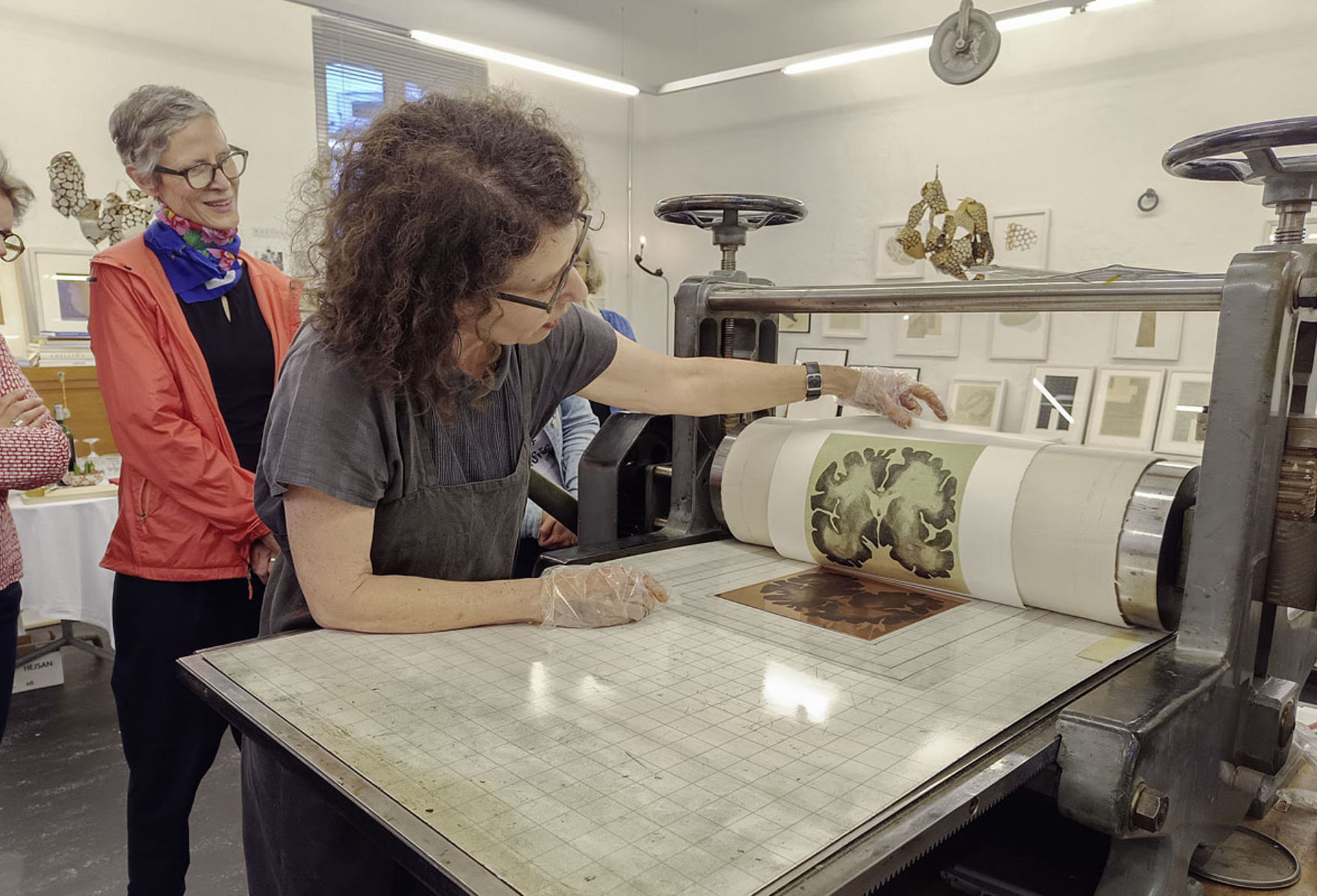 Besuch im Druckatelier von Franziska Schiratzki