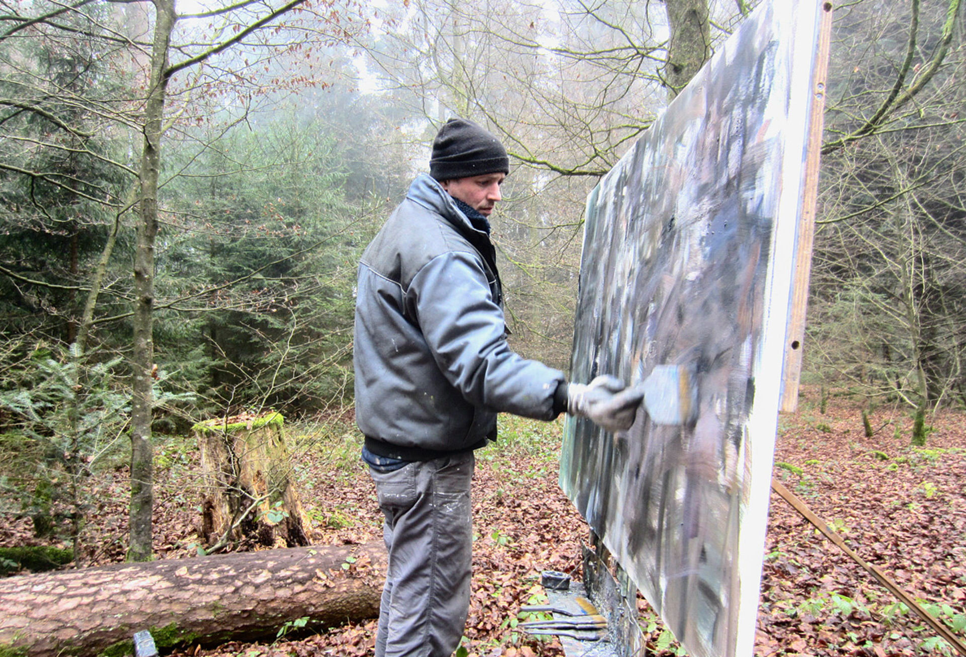 Martin Reukauf bei der Arbeit