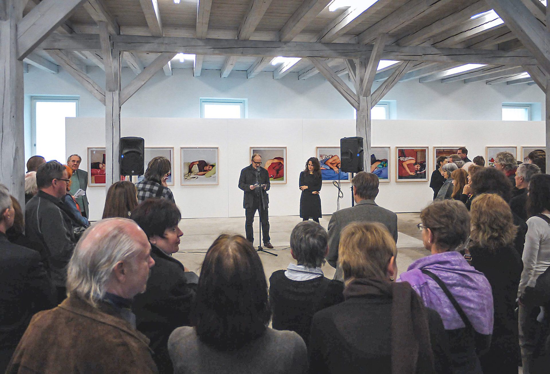 Vernissage, Naomi Leshem und Peter Röllin
