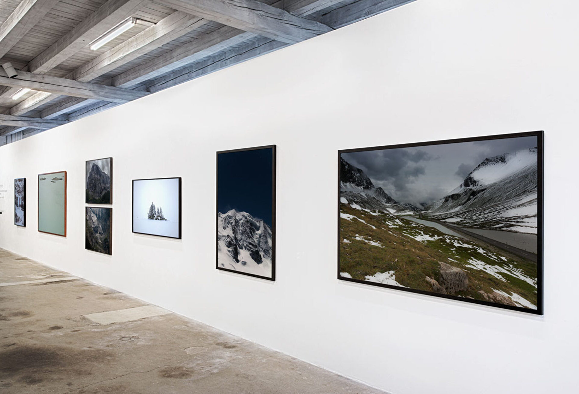 Ausstellungsansicht, Markus Gisler, Fotografie