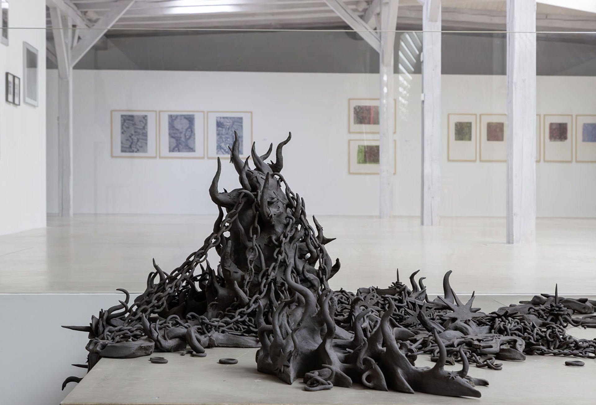 Ausstellungsansicht, Aline Witschi und Eva Gallizzi (HG)
