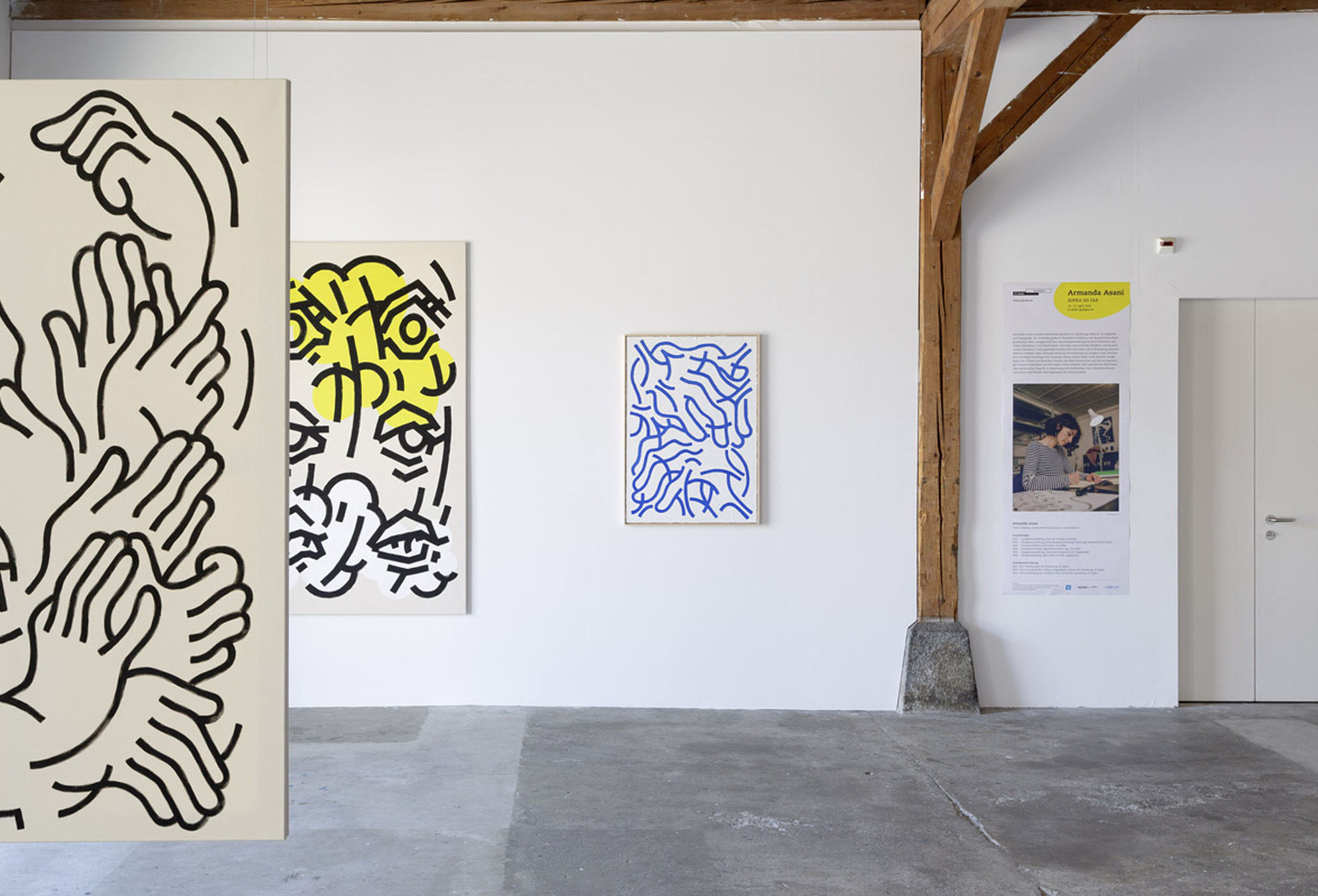 Ausstellungsansicht, Armanda Asani